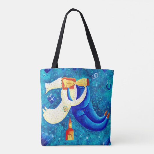 De hedendaagse kunst van het huwelijk tote bag (Achterkant)