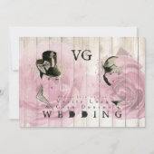 De hedendaagse Lesbische bruiloft nodigt  Fun uit Kaart (Voorkant)