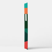 De hedendaagse levendige Abstracte Kunst Groen en Case-Mate iPhone Case (Achterkant / Rechts)