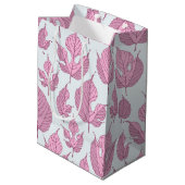 De hedendaagse moerbeien laten het patroon gemidde medium cadeauzakje (Achterkant Gekanteld)