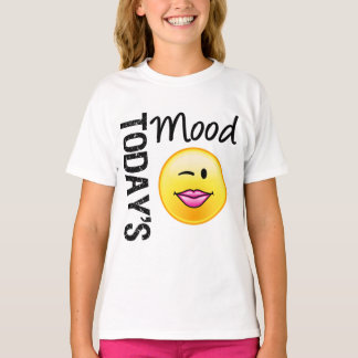 De hedendaagse Mood Emoticon Flirty T-shirt