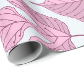 De hedendaagse Mulberry laat patroonwikkel vallen Cadeaupapier (Rol Hoek)