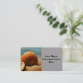 De hedendaagse Nautilus Shell op een Tript van de  Visitekaartje (Staand voorkant)