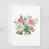 De hedendaagse Roze Roze Uw Foto, sparen de Datum Save The Date (Achterkant)