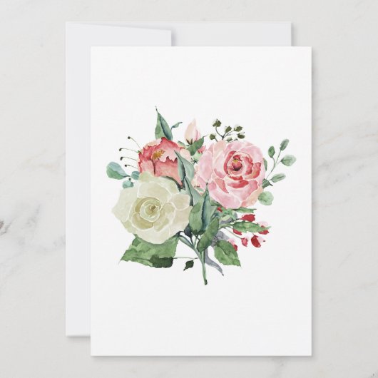 De hedendaagse Roze Roze Uw Foto, sparen de Datum Save The Date (Achterkant)