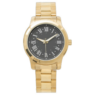 De hedendaagse Rustige Gold Bracelet Watch Horloge
