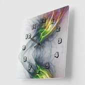 De hedendaagse vuurvlammen van het stadsvuur zijn  vierkante klok (Hoek)