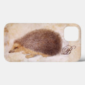 DE HEDGEHOG MONOGRAM Case-Mate iPhone CASE (Achterkant (horizontaal))