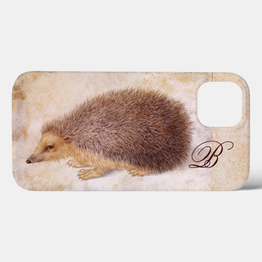 DE HEDGEHOG MONOGRAM Case-Mate iPhone CASE (Achterkant (horizontaal))
