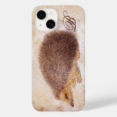 DE HEDGEHOG MONOGRAM Case-Mate iPhone CASE (Achterkant)