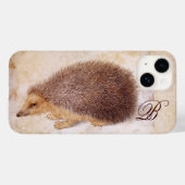DE HEDGEHOG MONOGRAM Case-Mate iPhone CASE (Achterkant (horizontaal))