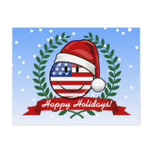 De heel Amerikaanse Stijl van Kerstmis van de Vlag