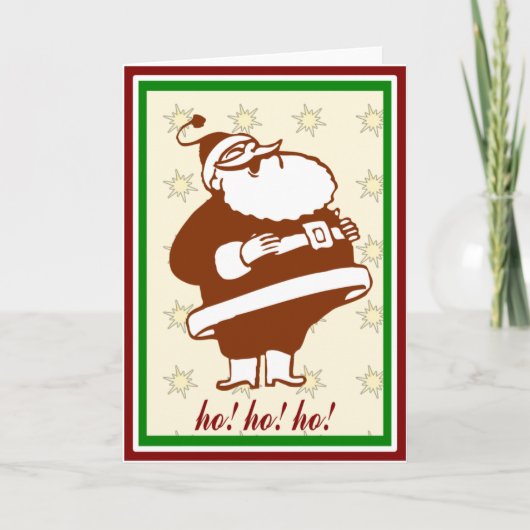 De heel Oude Kerstkaart van de Ziel Feestdagen Kaart (Voorkant)