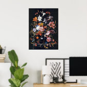 de Heem Floral Vase Painting Poster (Thuiskantoor)