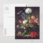 De Heem Flower Postcard Briefkaart (Voorkant / Achterkant)