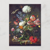 De Heem Flower Postcard Briefkaart (Voorkant)