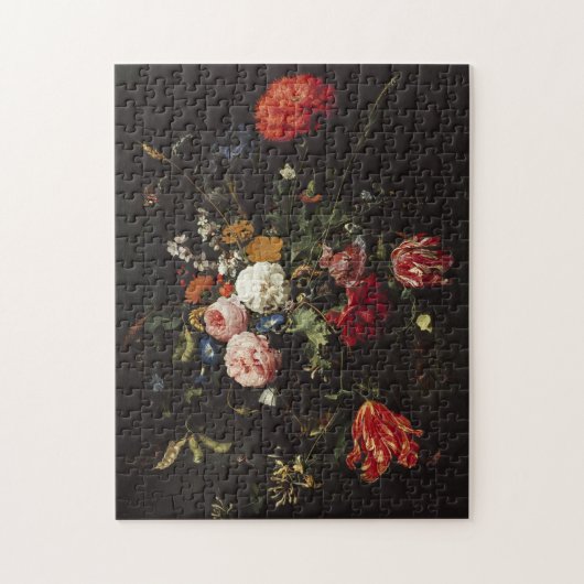 de Heem Flower Vase Painting Legpuzzel (Verticaal)