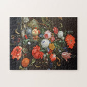 de Heem Flowers Fruit Oysters Painting Legpuzzel (Horizontaal)