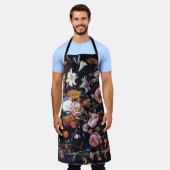 de Heem Vase of Flowers Painting Schort (Gedragen)