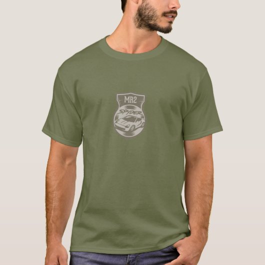de heer2 spyder green on green t-shirt (Voorkant)