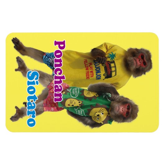 de heer .ぽ.en Siotaro magnet ん おちゃんたしろF.O.O. Magneet (Horizontaal)