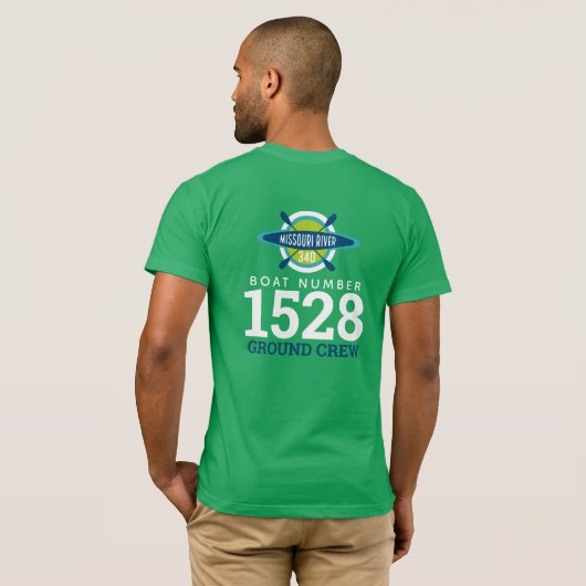 de heer 340 missouri river versie 5 t-shirt (Achterkant volledig)