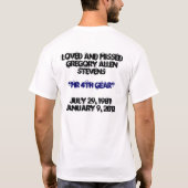 de heer 4th Gear T-shirt (Achterkant)