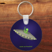 de heer Alien sleutelhanger (Voorkant)