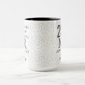 de heer Altijd Right Fun 25th Jubileum Silver Hear Mok (Midden)