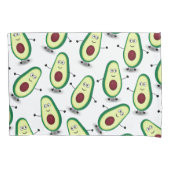 de heer Avocado Pattern Kussensloop (Voorkant)