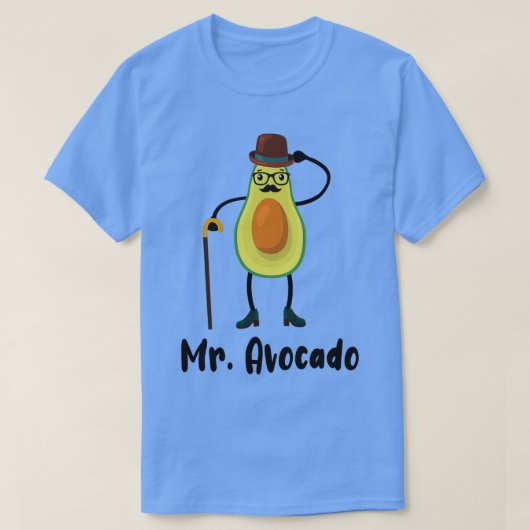 de heer Avocado Shirt 3 (Design voorkant)