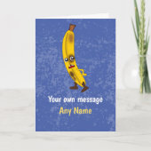 De heer Banana, de heer Banana, heeft een slechte  Kaart (Voorkant)