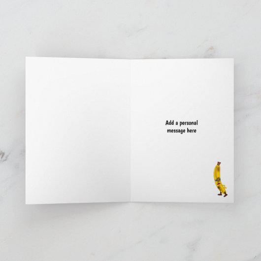 De heer Banana, de heer Banana, heeft een slechte  Kaart (Binnen)