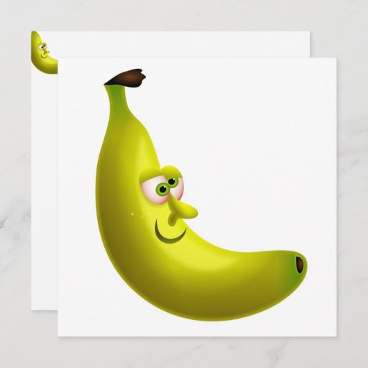 de heer Banana Kaart (Voorkant / Achterkant)