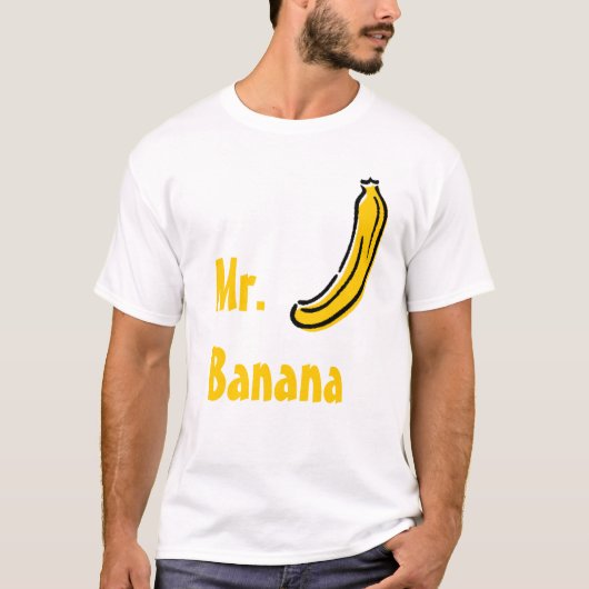 de heer Banana T-shirt (Voorkant)