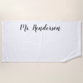  de heer Beach Towel Strandlaken