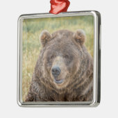 de heer Beer Metalen Ornament (Links)