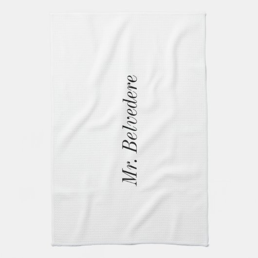 de heer Belvedere Theedoek (Verticaal)