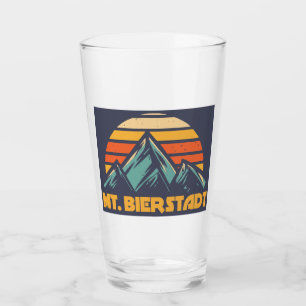 De heer Bierstadt Colorado Retro Turquoise Glas