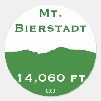 De heer Bierstadt Sticker