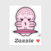 de heer Big Cheekbones & Even Bigger Mouth v1-Stic Sticker (Vel)