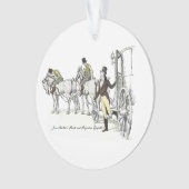 de heer Bingley Arrives - Jane Austen Pride & Prej Ornament (voorkant)