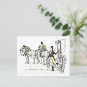de heer Bingley Arrives, Jane Austen Pride & Preju Briefkaart (Staand voorkant)