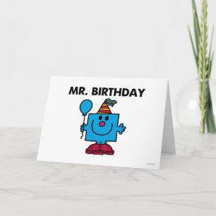 de heer Birthday Happy Birthday-ballon Kaart
