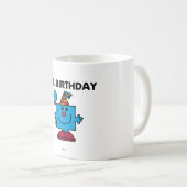 de heer Birthday | Happy Birthday-ballon Koffiemok (Voorkant rechts)