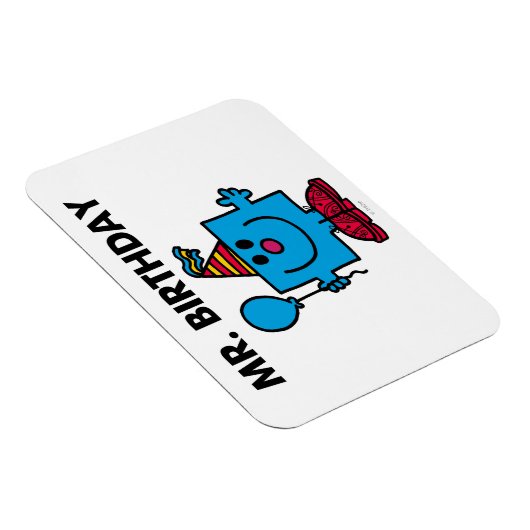 de heer Birthday | Happy Birthday-ballon Magneet (Rechterzijde)