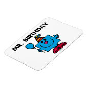 de heer Birthday | Happy Birthday-ballon Magneet (Linkerzijde)