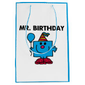 de heer Birthday | Happy Birthday-ballon Medium Cadeauzakje (Voorkant)