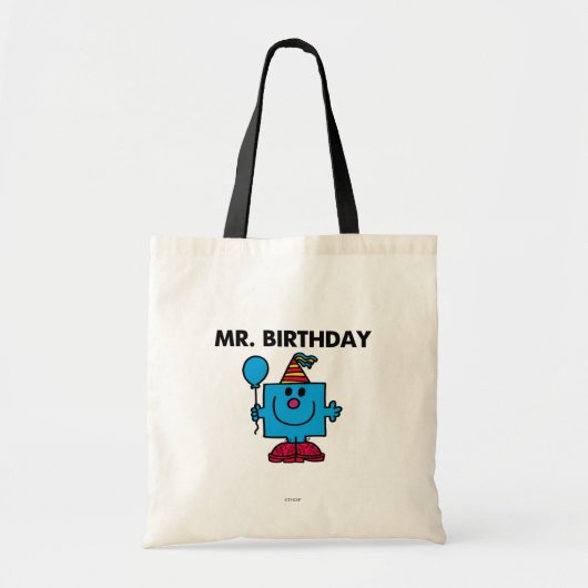 de heer Birthday | Happy Birthday-ballon Tote Bag (Voorkant)