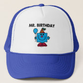 de heer Birthday | Happy Birthday-ballon Trucker Pet (Voorkant)